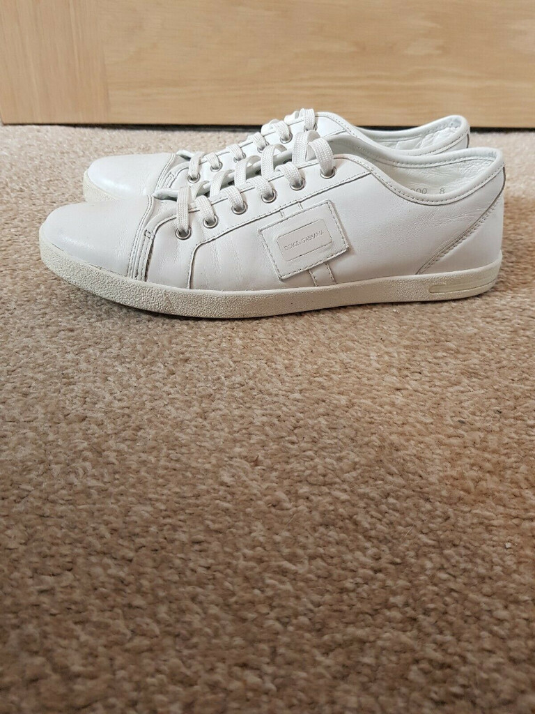 d&g white shoes